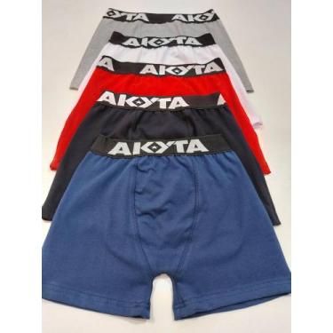 Imagem de Cuecas Boxer de Algodão Kits 5 peças AKYTA Masculina - Akyta Comfort W