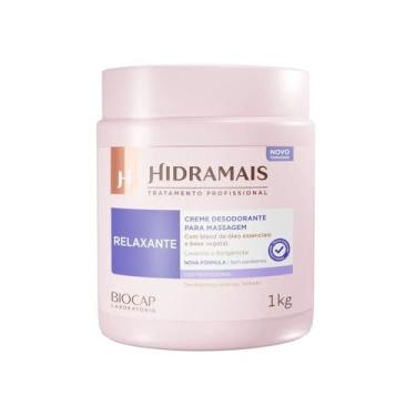 Imagem de Creme de Massagem Relaxante Hidramais 1kg – Deslizamento Profissional, Não Oleoso, Hidratante Corporal com Cheiro Suave
