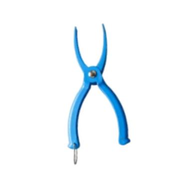 Imagem de oshhni Grampo de pesca, isca, pegador de peixe, antiderrapante, comprimento de 19 cm, acessório multifuncional, tamanho compacto para homens, presentes, Azul