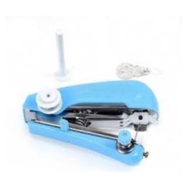 Imagem de Maquina De Costura Manual Portátil De Mão (AZUL,02 UNIDADE)