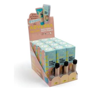 Imagem de Base de maquiagem líquida Adversa Tons Claros - Compra no Atacado