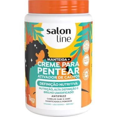 Imagem de Salon Line, Creme para Pentear, Definição Nutritiva - Para Cabelos Cacheados e Crespos, 1kg