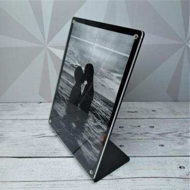 Imagem de Porta retrato flyer com ímã 22cm - Fábrica de Utilidades, Preto