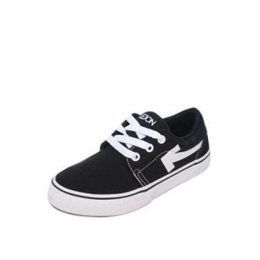 Imagem de Tênis Infantil Lejon REF: LJIF0010 LONA, 33, Preto