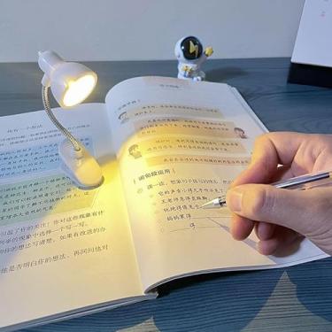 Imagem de Mini Luminária LED Flexível Portátil Luz Mesa Leitura Livro(BRANCO)