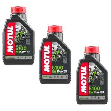 Imagem de Oleo Motul 5100 10W30 Fan Titan Injeção Cb 500 Hornet - 3L