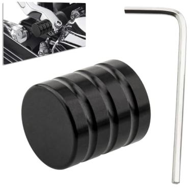 Imagem de Capa de eixo de mudança de calcanhar/dedo do pé para Harley 1986-2017 FL Softail, 1988-2025 Touring Road King Road Glide Street Glide Electra Glide e modelos Trike 2008-posteriores (preto)