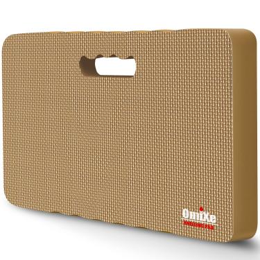 Imagem de Omixe – Joelheira profissional para jardinagem, grande, grossa, confortável, pacote com 2 tapetes de ajoelhamento 45,72 x 27,94 x 3,81 cm, suporte de espuma de EVA à prova d'água para jardinagem, planta, banho de bebê, yoga, oração, esportes ao ar livre