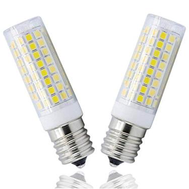 Imagem de LTYY Lâmpada Led E17, Regulável, 8 W, Equivalente A Halógena De 80 800 Lm, Ca 120 V, E17 Branca 6000 K, Para Fornos Micro-Ondas Bancada (Pacote Com 2)