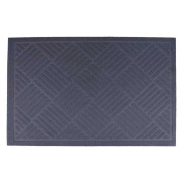 Imagem de Capacho 60x40cm Chess Cazza Cinza