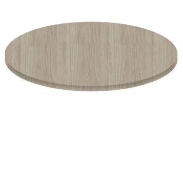 Imagem de Tampo Redondo 80 cm (Largura) PE40 Pandin MDP 4,00 cm (altura) Cor Nogueira CasaBlanca