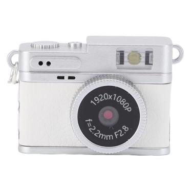 Imagem de Diydeg Mini Câmera de Chaves, Câmera de de Digital de Digital de Tamanho 1080p, de Vídeo de Vídeo Camera, Portátil para Alunos, Crianças (Branco)