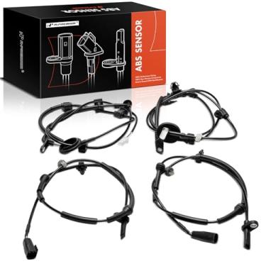 Imagem de A-Premium Sensor de velocidade da roda ABS dianteiro e traseiro 4 peças compatível com modelos Mazda - CX-3 CX3 2016 2017 2018, AWD