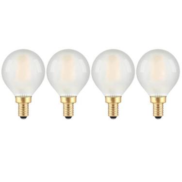 Imagem de Lâmpadas LED para ventilador de teto TOKCON E12 Candelabra 4W 2700K