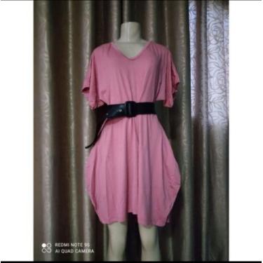 Imagem de Vestido mullet com manga  curta e bolso - Neide modas, Rose, G
