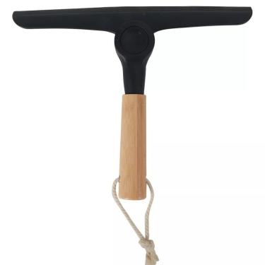 Imagem de Rodo De Pia Dobrável Com Cabo De Bambu Oikos:preto