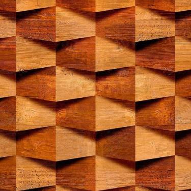 Imagem de Papel de Parede Adesivo Madeira Efeito 3D - 059 - Multimpressão