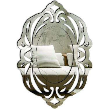 Imagem de Espelho Decorativo Veneziano Pegui  41X60 3875 - Creatus