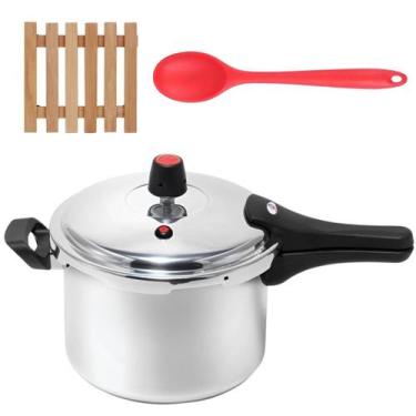 Imagem de Panela De Pressão 3L Fechamento Externo + Descanso + Colher - Marcolar