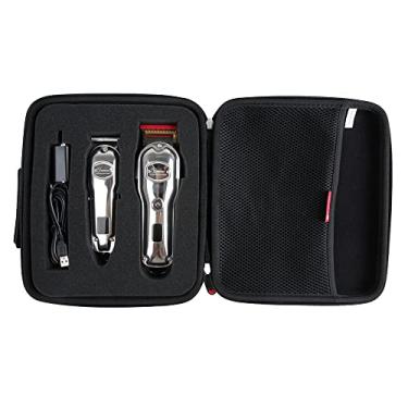 Imagem de Hermitshell Estojo rígido de viagem para máquina de cortar cabelo Hatteker masculina IPX7 à prova d'água sem fio para kit de corte de cabelo + aparador de barba com lâmina T