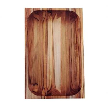 Imagem de Gamela Pequena Tramontina Em Madeira Teca 35x24cm