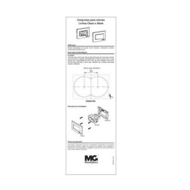 Imagem de Tomada Embutir 2P+T 20A 250V Movel 70X70 Eb Sleek Marron - Margirius