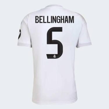 Imagem de Camisa Adidas Real Madrid CF Home 2026 5 Bellingham, EG