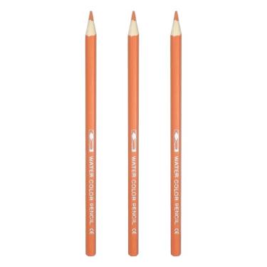Imagem de PATIKIL Lápis de aquarela, conjunto de lápis de cor vermelha esfumaçada, esboço, colorir, lápis de cor, materiais de desenho de artistas a granel para misturar livros de colorir para adultos, 3 peças