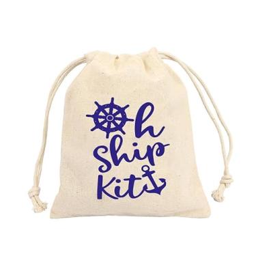 Imagem de BIG EVENTS Set of 10 hangover recovery kit bags wedding favor kit bag bachelorette party - Bachelor Survival Kit Party Bag - Drawstring Favor Bags - 5 * 7 Inch OSB