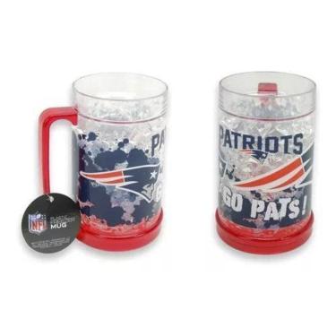 Imagem de Caneca Chopp NFL New England Patriots Gel 490ml