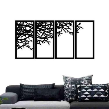Imagem de Quadro Galhos Secos Vazado Mdf 123x60cm - 3mm