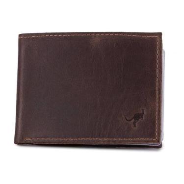 Imagem de Carteira Porta Cartão Compacta Slim Couro Bovino com plástico - learsi