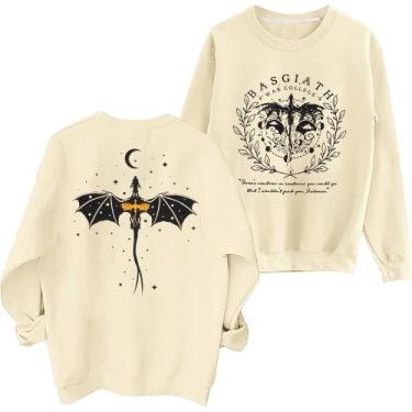 Imagem de Moletom BANGELY Book Sweatshirt feminina Funny Reading