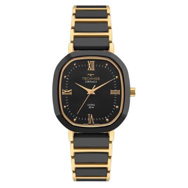 Imagem de Relógio Technos Feminino Ceramic Sapphire Dourado - 2035ndv-1p
