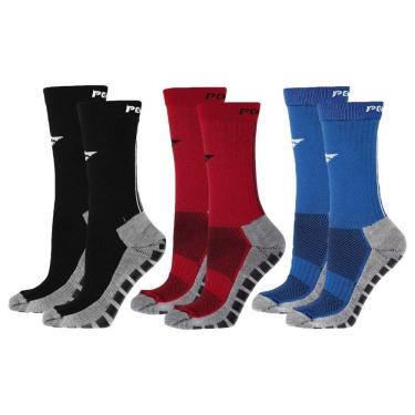 Imagem de Kit 3 Pares de Meias Penalty Grip Masculina