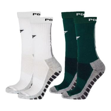 Imagem de Kit 2 Pares de Meias Penalty Grip Masculina
