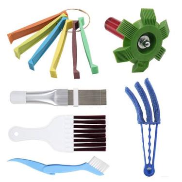 Imagem de Conjunto de limpador de aletas para ar condicionado SUREPHON 6 PCS