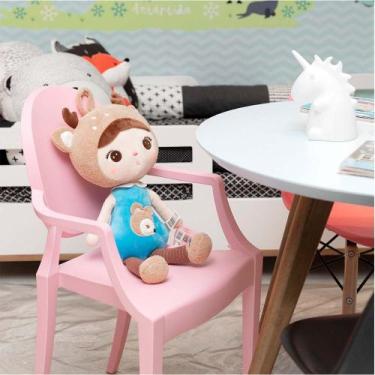 Imagem de Cadeira Invisible Infantil com Braço - Rosa - Abra Casa