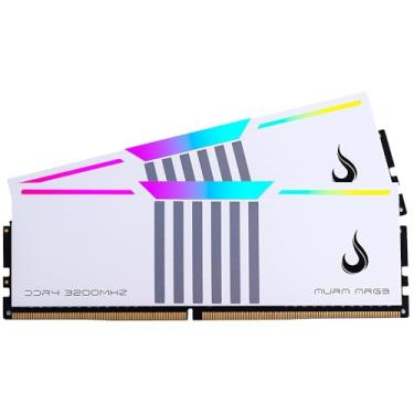 Imagem de Memoria Gamer | Rise Mode | Aura Argb White | 32gb (2x16) Ddr4 3200mhz