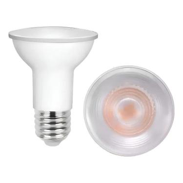 Imagem de Kit 10 Lâmpada Led Par20 8W Branco Quente 3000K