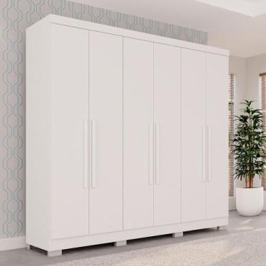 Imagem de Guarda Roupa Casal Recife 06 portas e 2 gavetas Sallêto - Salleto Move