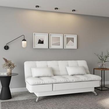 Imagem de Sofá-Cama Casal 3 Lugares Annanda Corino Branco