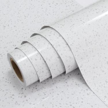 Imagem de Papel de parede Yancorp Grey Marble 40cm x 10m Impermeável