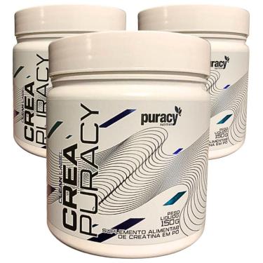 Imagem de Combo 3 Creatina Monohidratada Pura 150g Puracy Suplemento-Unissex