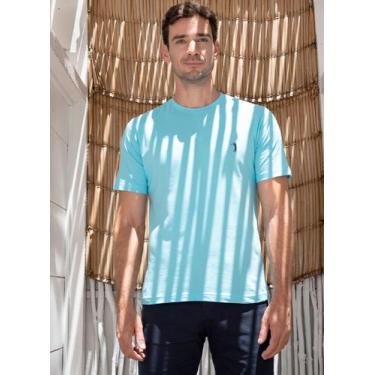 Imagem de Camiseta Azul Claro Lisa Aleatory, Azul claro, P