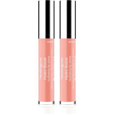 Imagem de Brilho labial Neutrogena Hydro Boost, pacote com 2 pacotes, rosa balé,