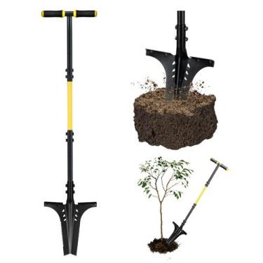 Imagem de Pá de jardim Jardineer Root Cutter, cabo de aço de 113 cm