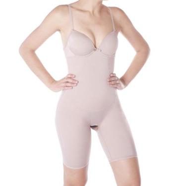 Imagem de Macaquinho Modelador Com Bojo Vi Lingerie, 46, Chocolate