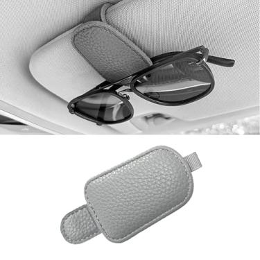 Imagem de Couslcd Suporte de óculos de sol para viseira de carro, clipe magnético para óculos de carro, clipe de cartão de bilhete para óculos de sol, acessórios interiores automotivos universais para SUV Truck