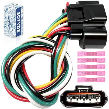 Imagem de SDYYDS 88953157 Chicote de fiação do conector do sensor de fluxo de ar em massa (MAF) compatível com Acura TL, Lexus ES300, Toyota Camry, Ford Escort, Mazda 3, Volvo S60&More (modelos 1994-2018